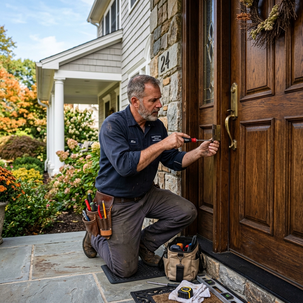 Door Adjustment & Repair services in Connecticut by New Canaan Handyman