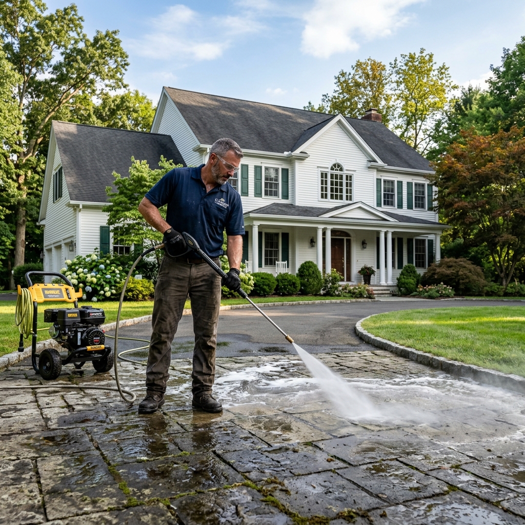 Pressure Washing services in Connecticut by New Canaan Handyman